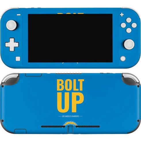 NFL Los Angeles Chargers Team Motto Nintendo Switch Lite Skin